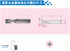 硬质合金整体组合内圈内叶刀